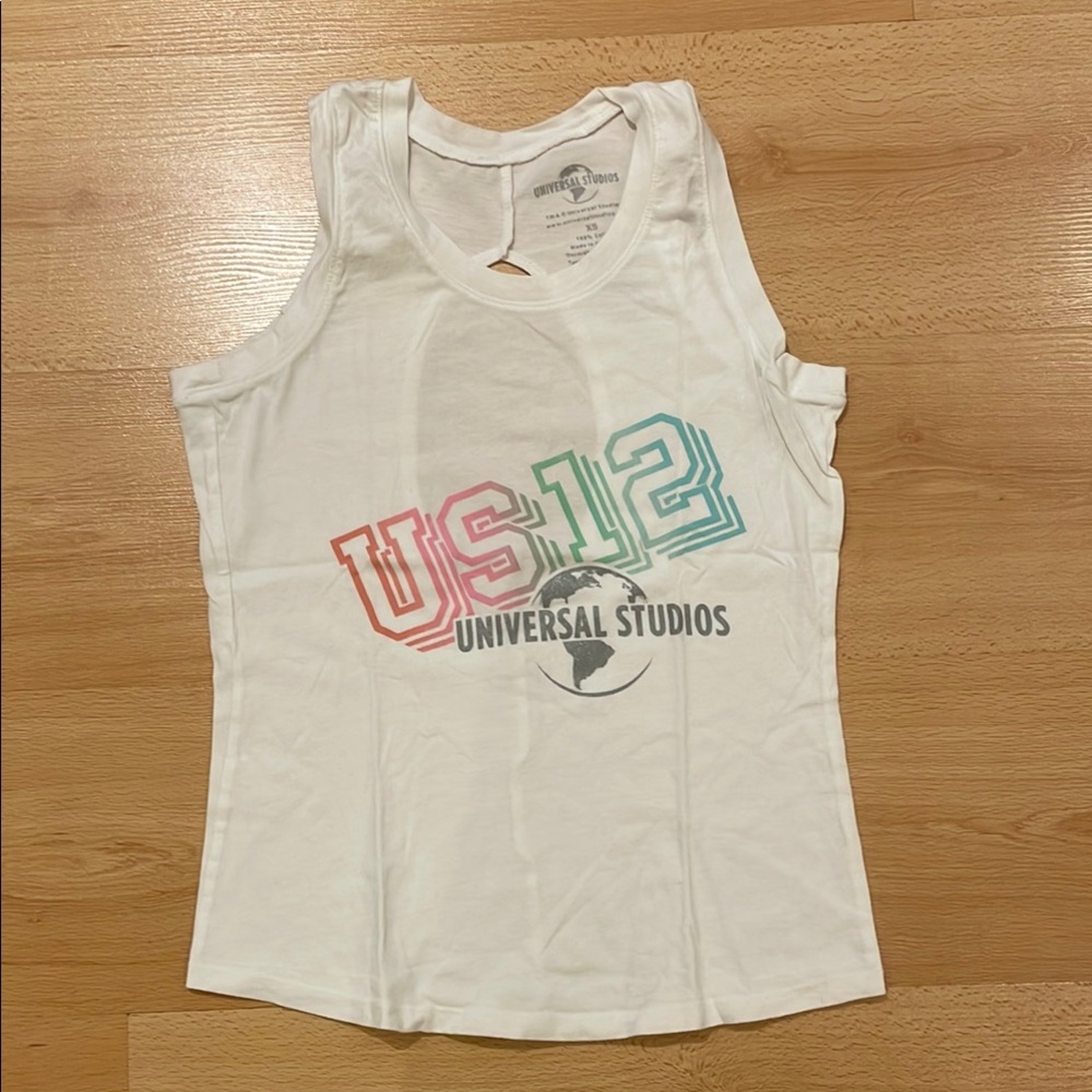 Universal Studios US12 White Tank Top